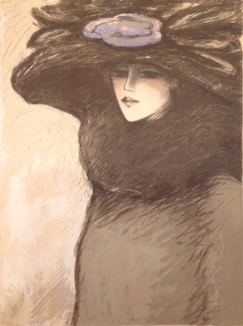 カシニョール　女性のガーゼ　